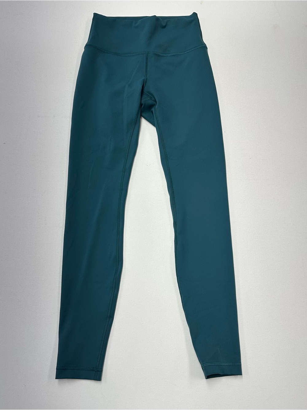 Lululemon Wunder Train Leggins High Rise Women's Size 6 Teal Green Athleisure